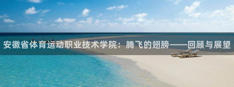  利记app怎么样：安徽省体育运动职业技术学院：腾飞的翅膀——